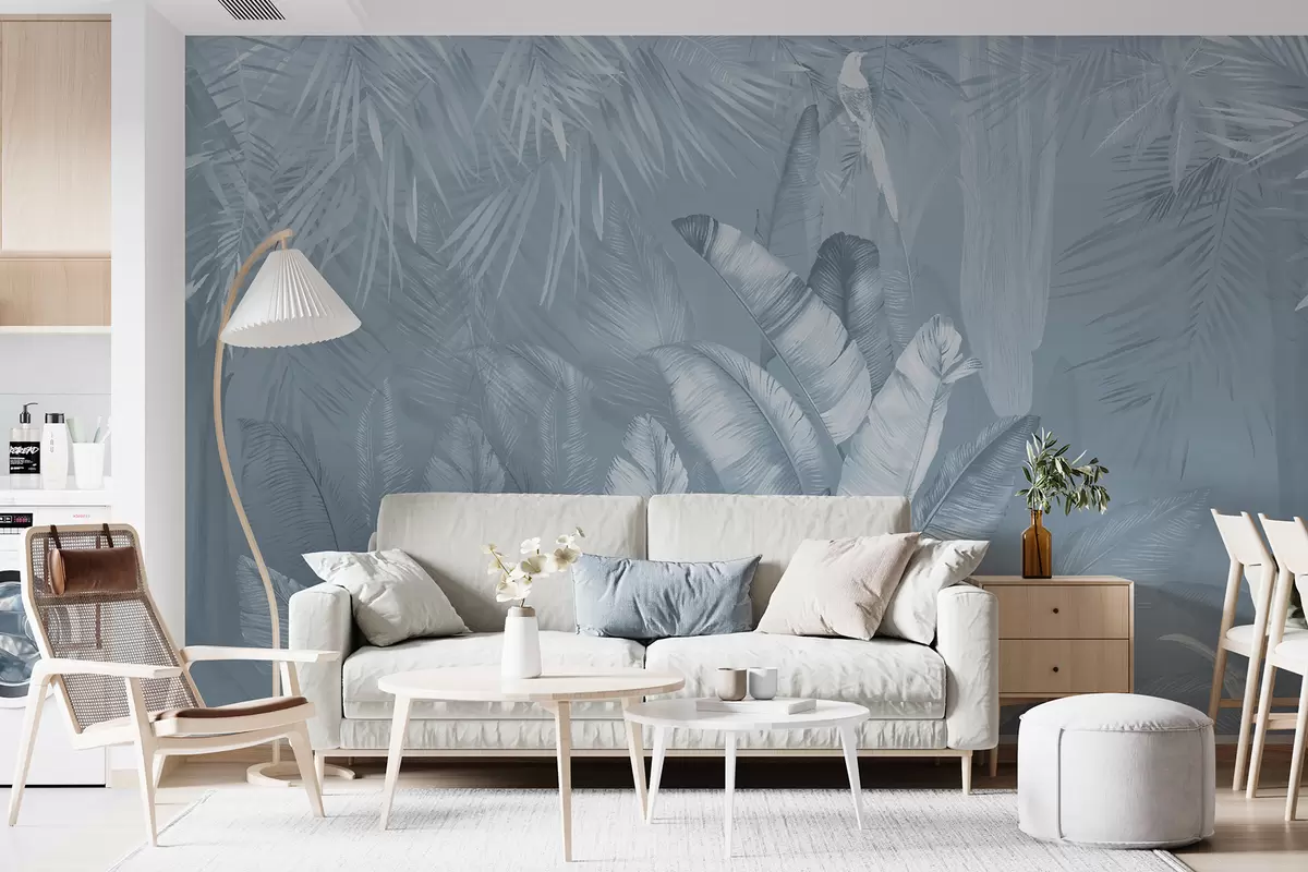 murales de pared Planta, agua y azur u50468v3