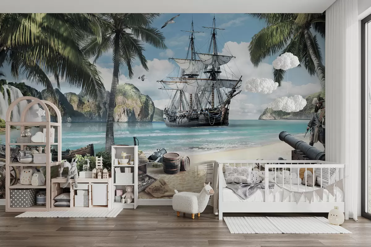 murales de pared Nube, agua y cielo u59784v2