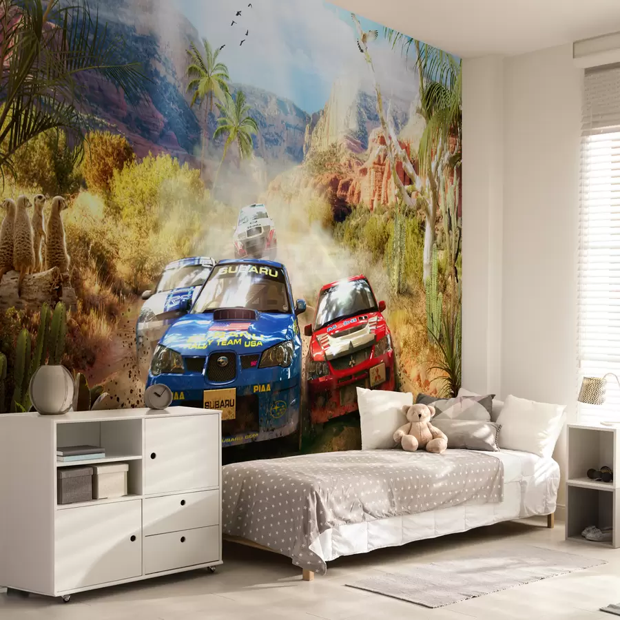 murales de pared Rally por el cañón u64438
