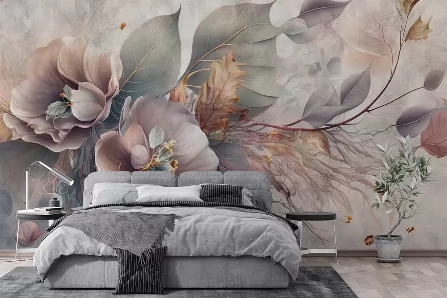 murales de pared Flores de quimera u93930