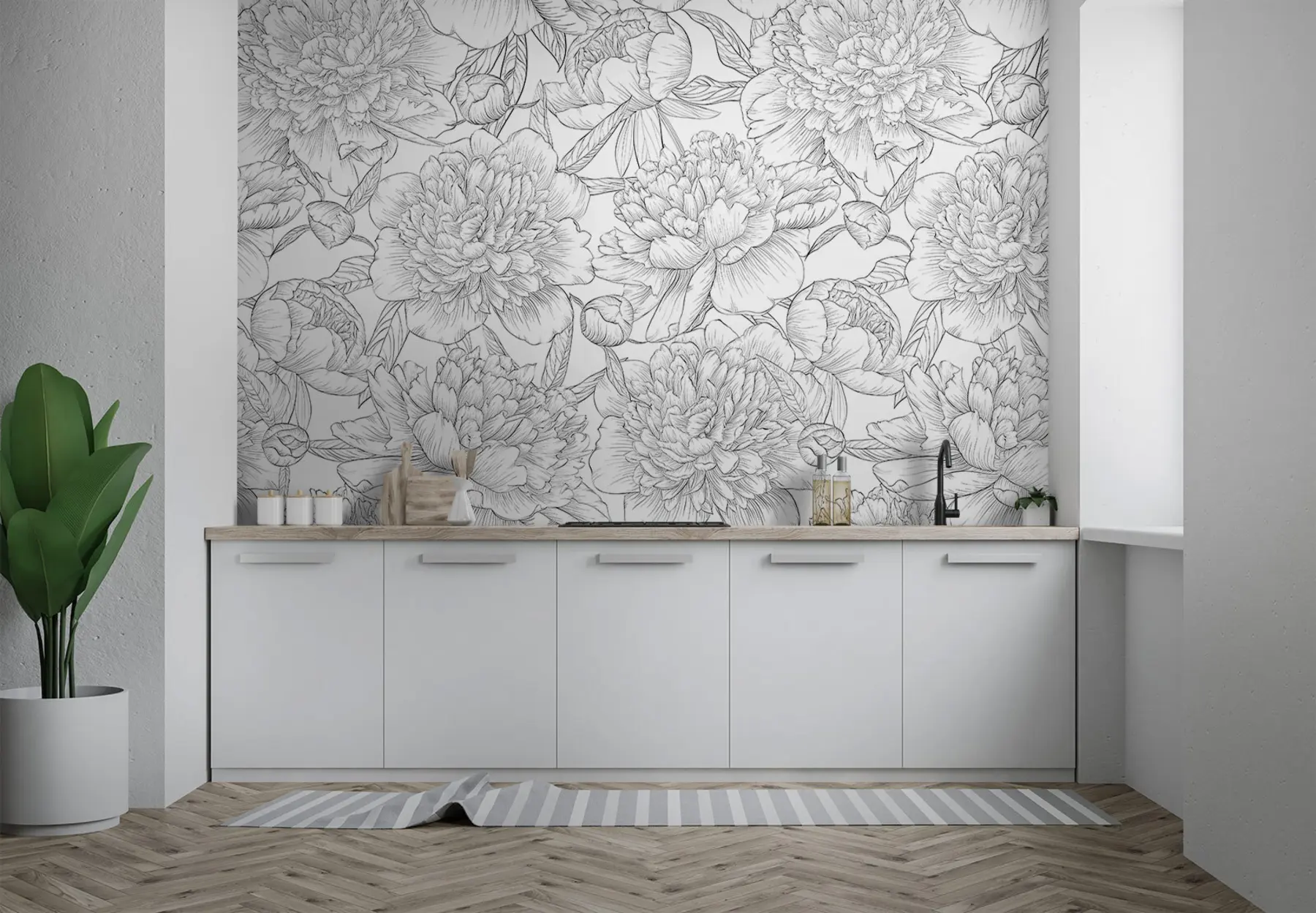 murales de pared boceto de acuarela u70664