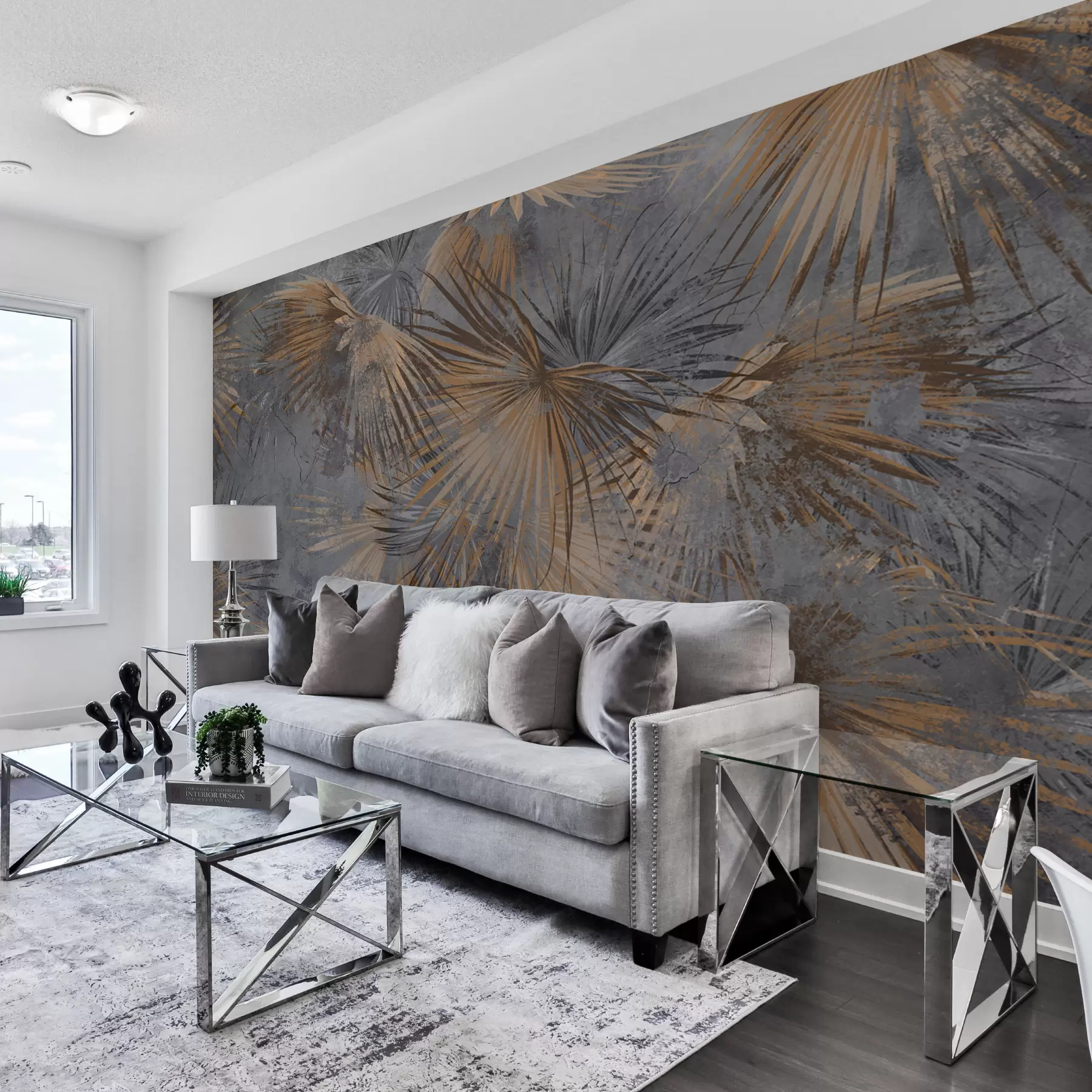 murales de pared palma de la mano u75787