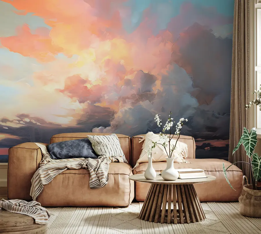 murales de pared resumen de acuarela u94765
