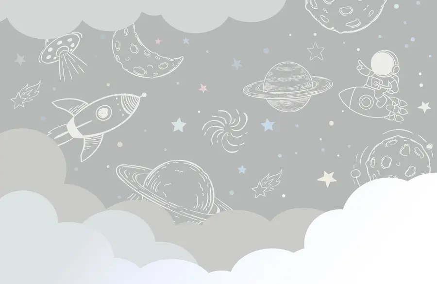 murales de pared cielo espacial u94636