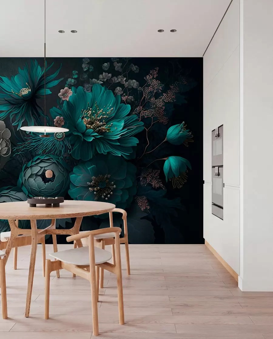 murales de pared flores de la mañana u75405
