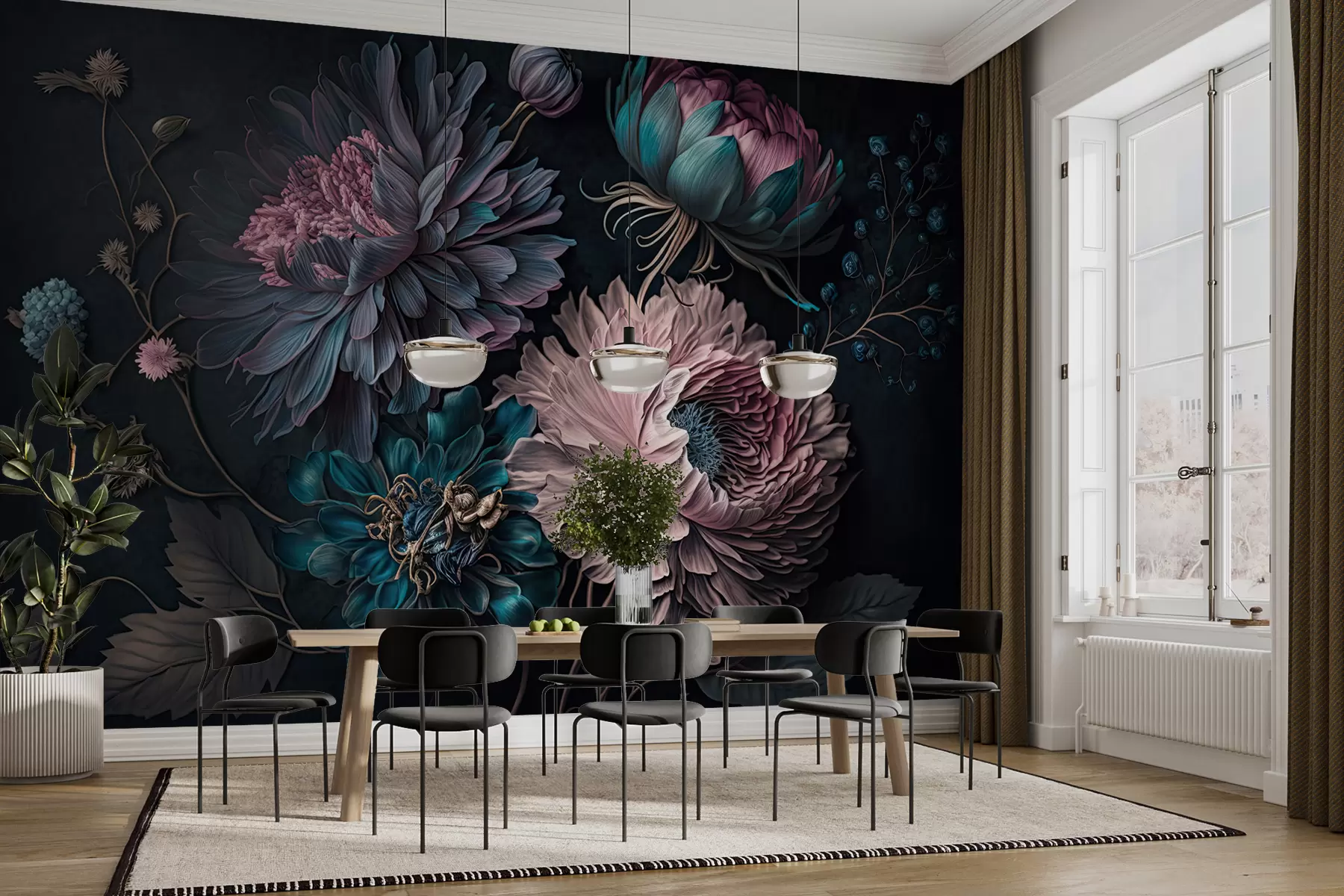 murales de pared color de la luna u75404