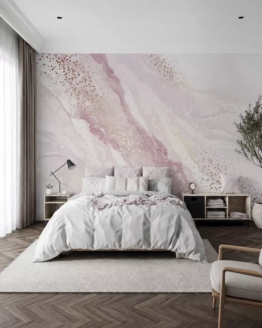murales de pared Pintura abstracta, imitación de la superficie de mármol de la piedra u95846