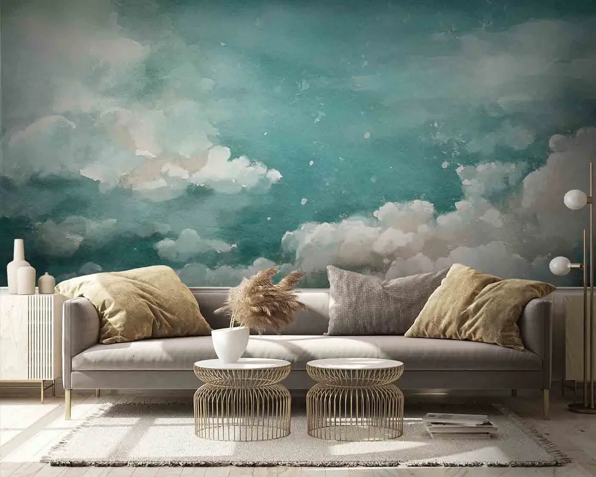 murales de pared Cielo y nubes en aceite u96323