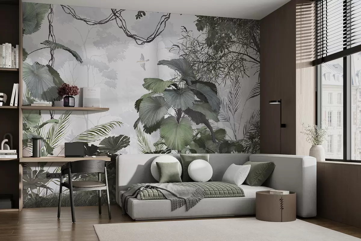 murales de pared Un bosque tropical u96332
