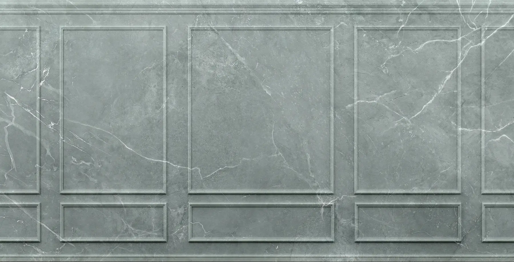 murales de pared Paneles ingleses clásicos textura de mármol Boiserie u96929