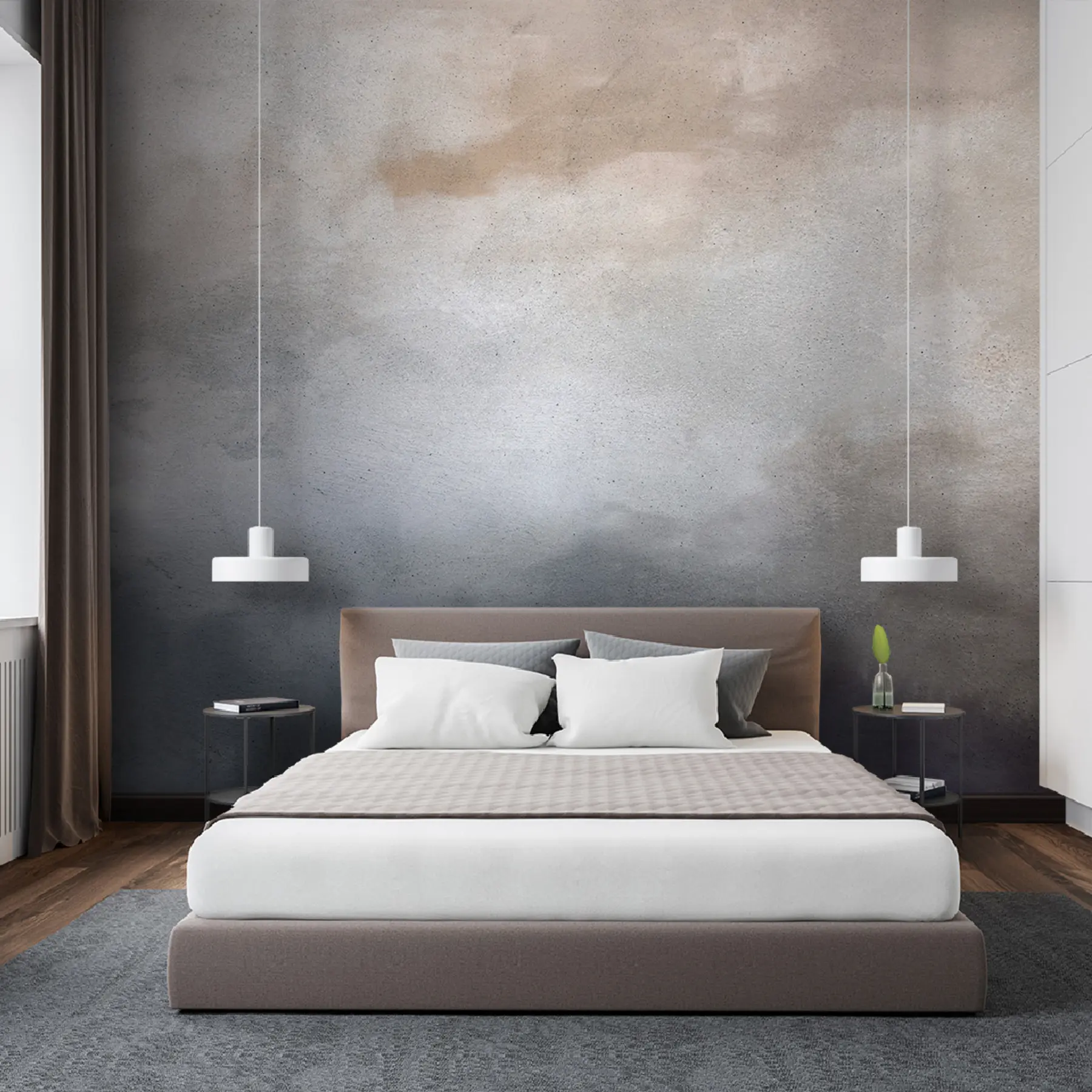 murales de pared Hormigón ahumado u97229