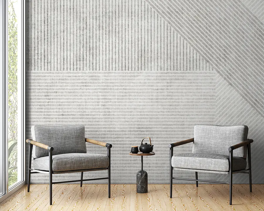 murales de pared Líneas vintage geométricas u96331