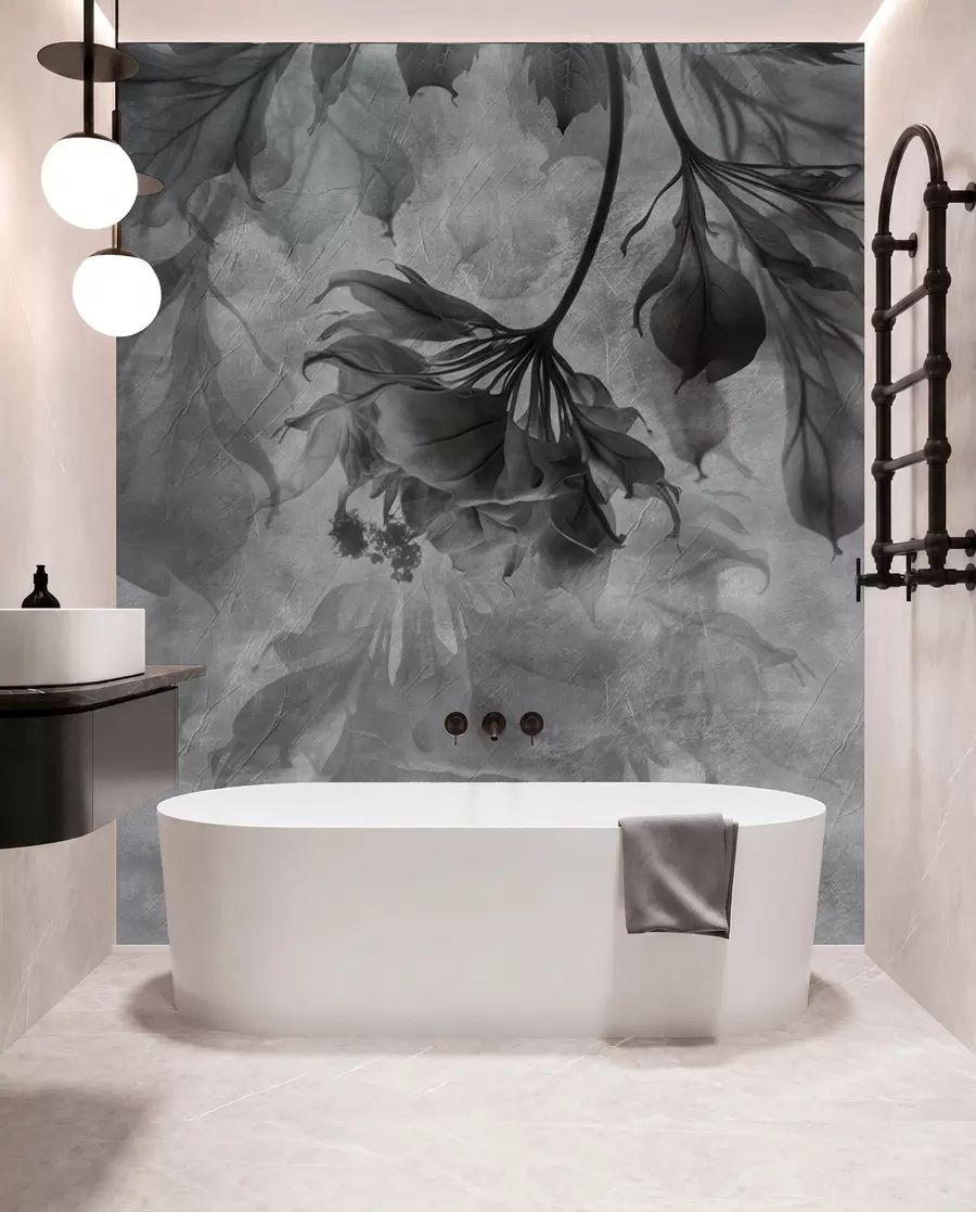 murales de pared Ramas en sombra plateada u93927v2
