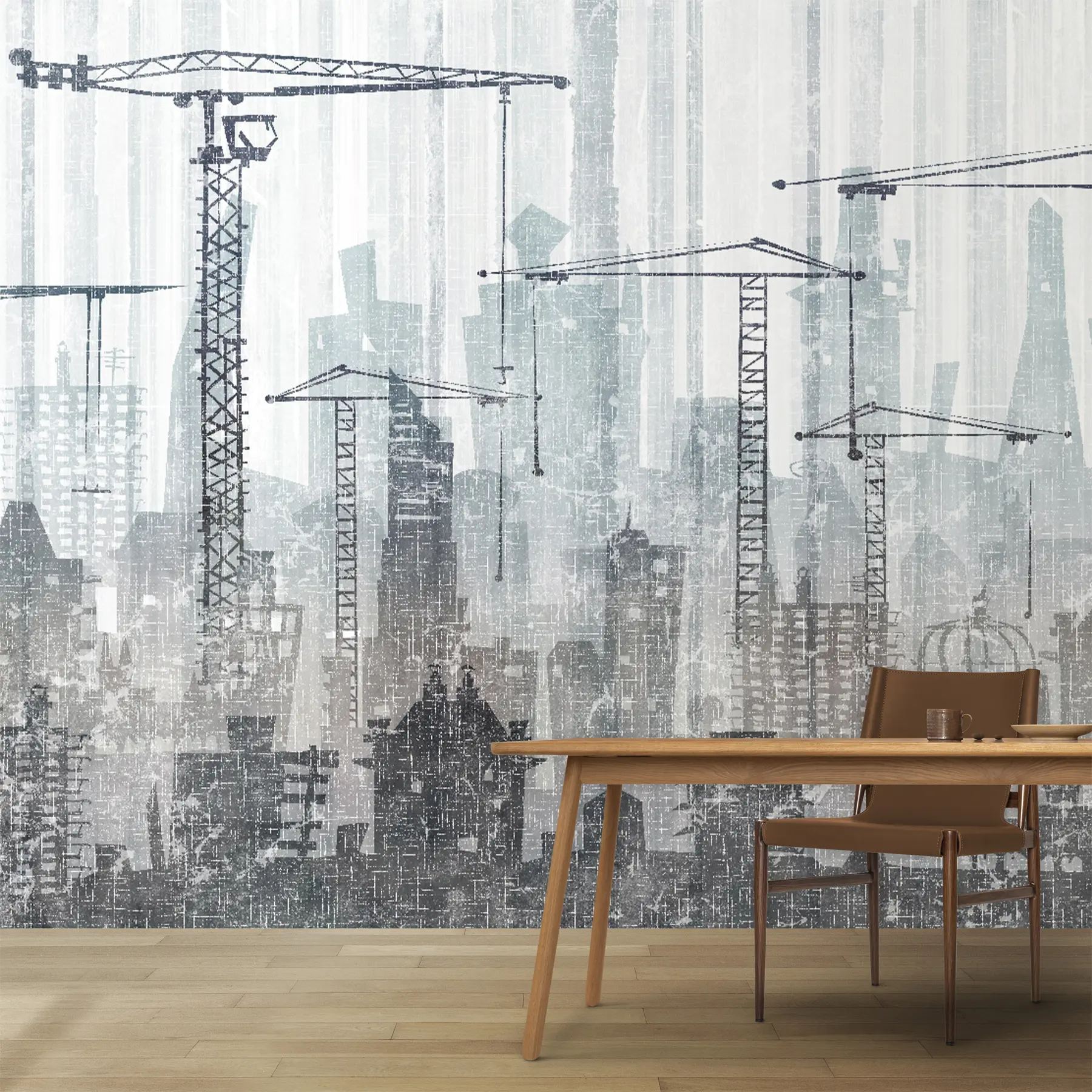 murales de pared Construcción u26287