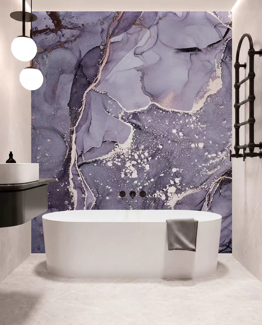 murales de pared Mármol violeta u93578v4