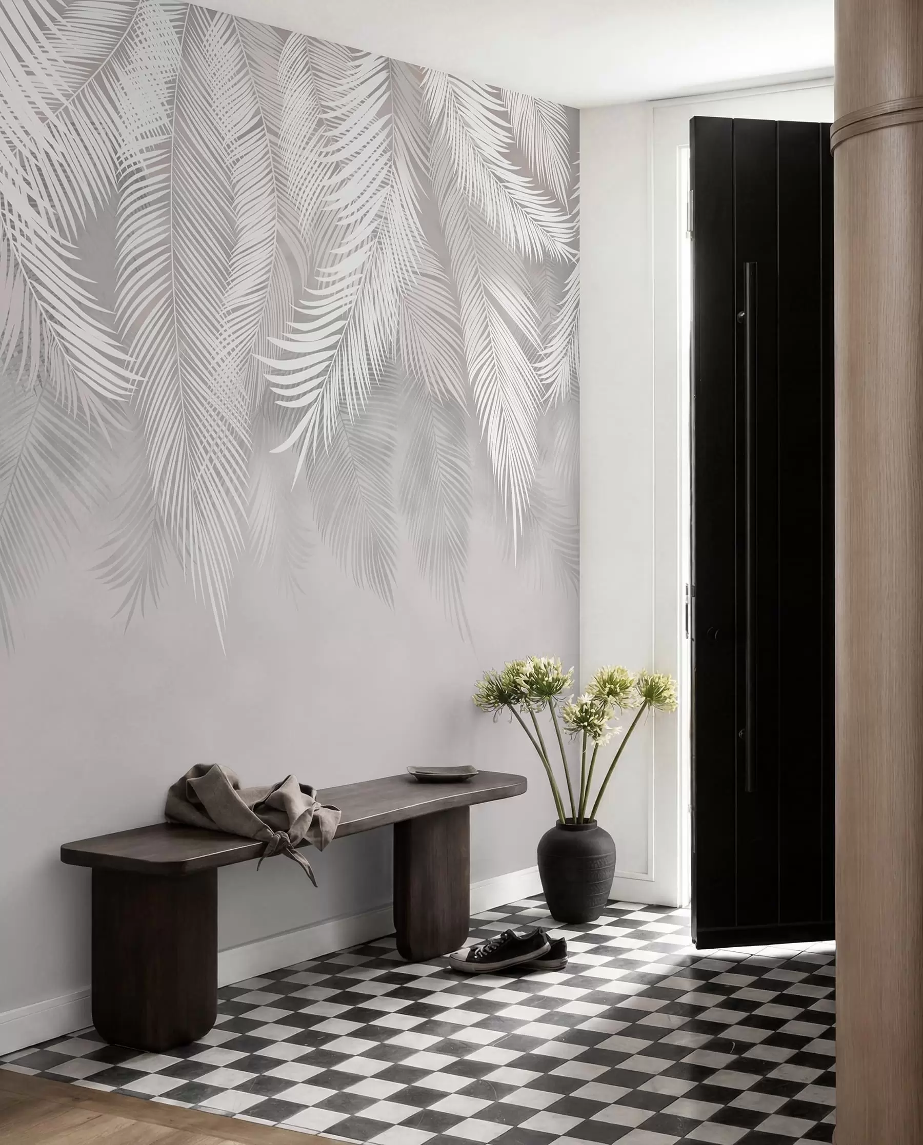murales de pared Hojas de palmera colgantes u48556d1