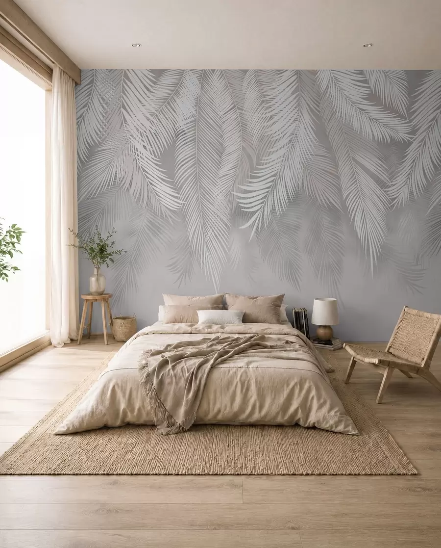 murales de pared Hojas de palmera colgantes u48556d2