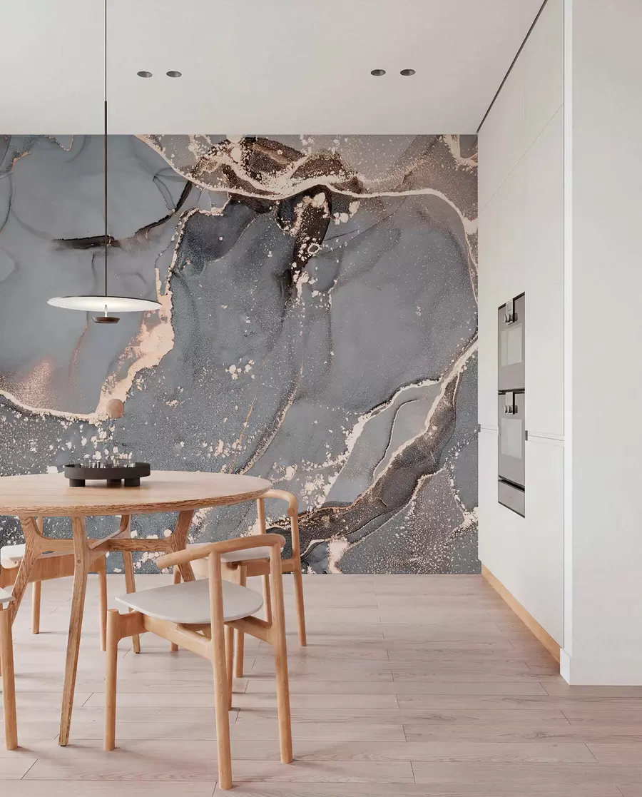 murales de pared Mármol gris u93578d1