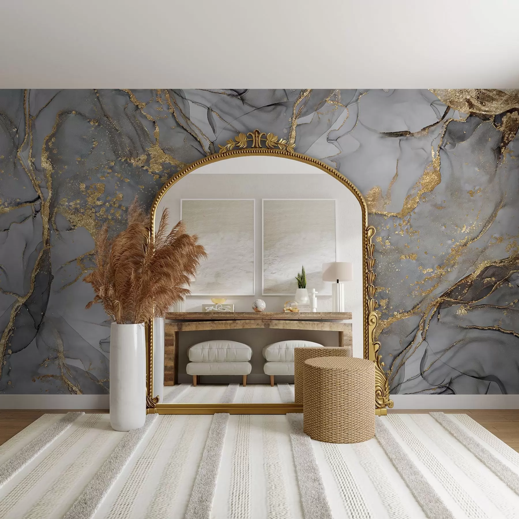 murales de pared Mármol gris u93578d2
