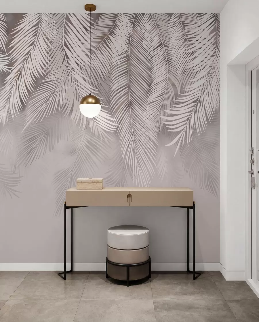 murales de pared Delicadas hojas caídas u48556v5d1