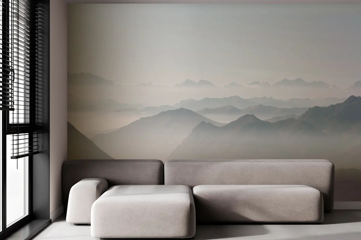 murales de pared Paisaje de dunas y montañas  u99719