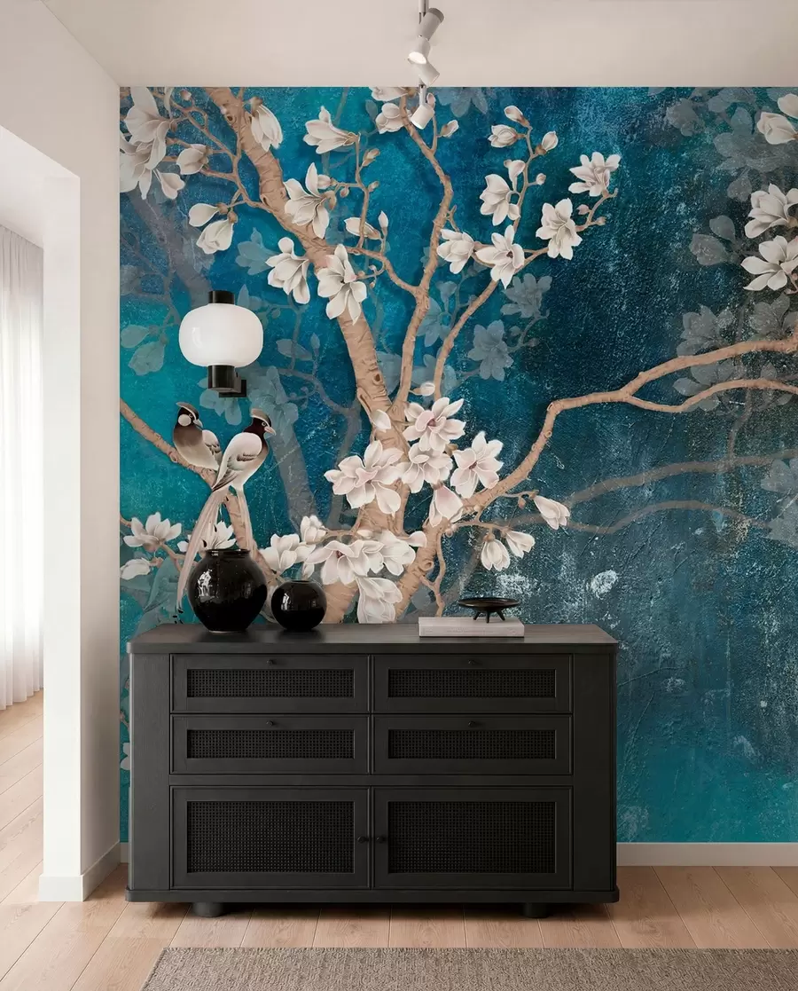 murales de pared Ramas en flor u12150d1