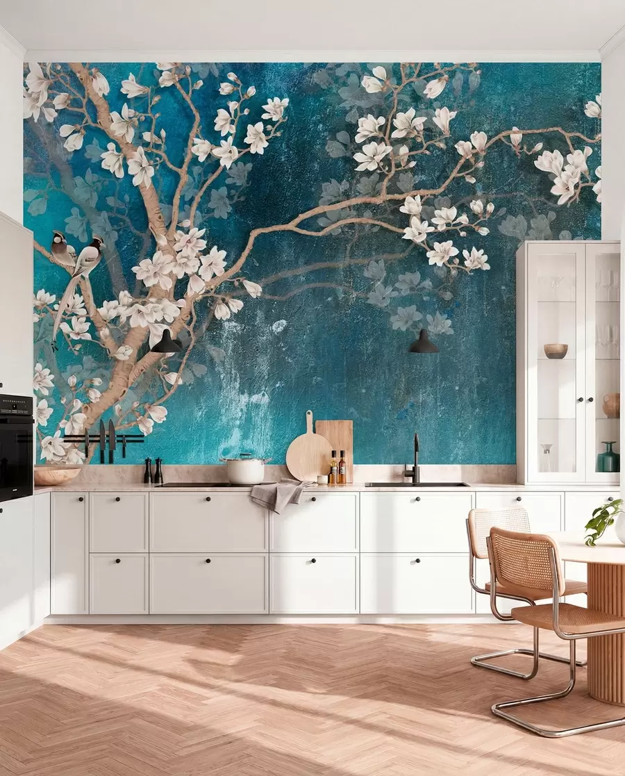 murales de pared Ramas en flor u12150d1